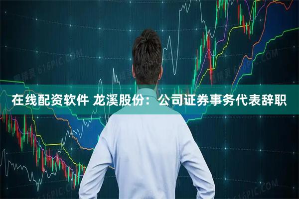 在线配资软件 龙溪股份：公司证券事务代表辞职